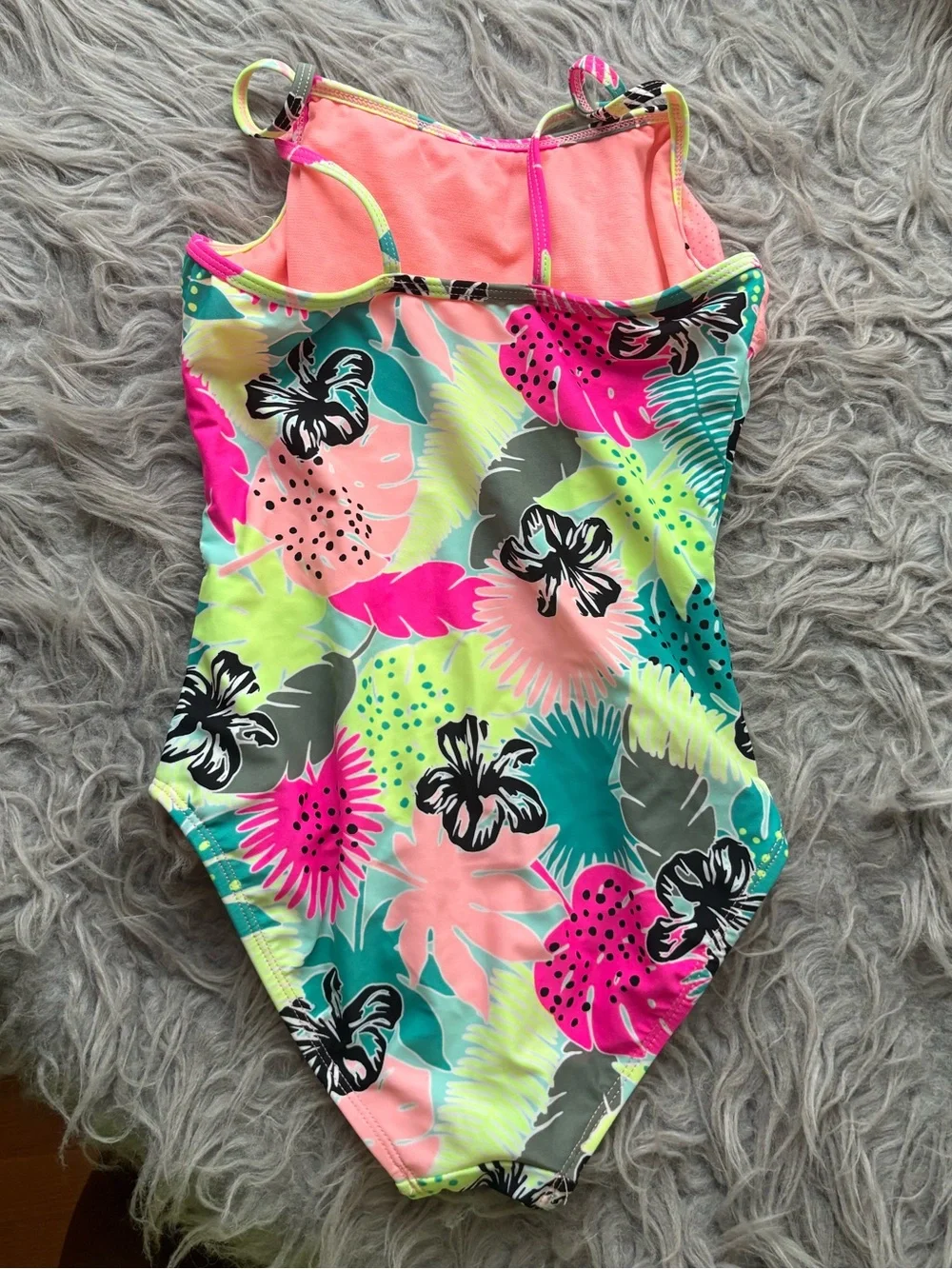 Girls ruffle one piece swimsuit size 12